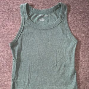 Army green tank top